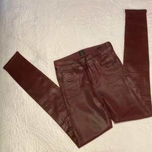 Citizens of Humanity coated jeans.